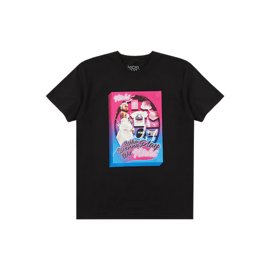 Play Wit Nicki Black Tee